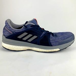 Women’s adidas supernova sequence 9 running shoes size 9.5 purple pink and gray.